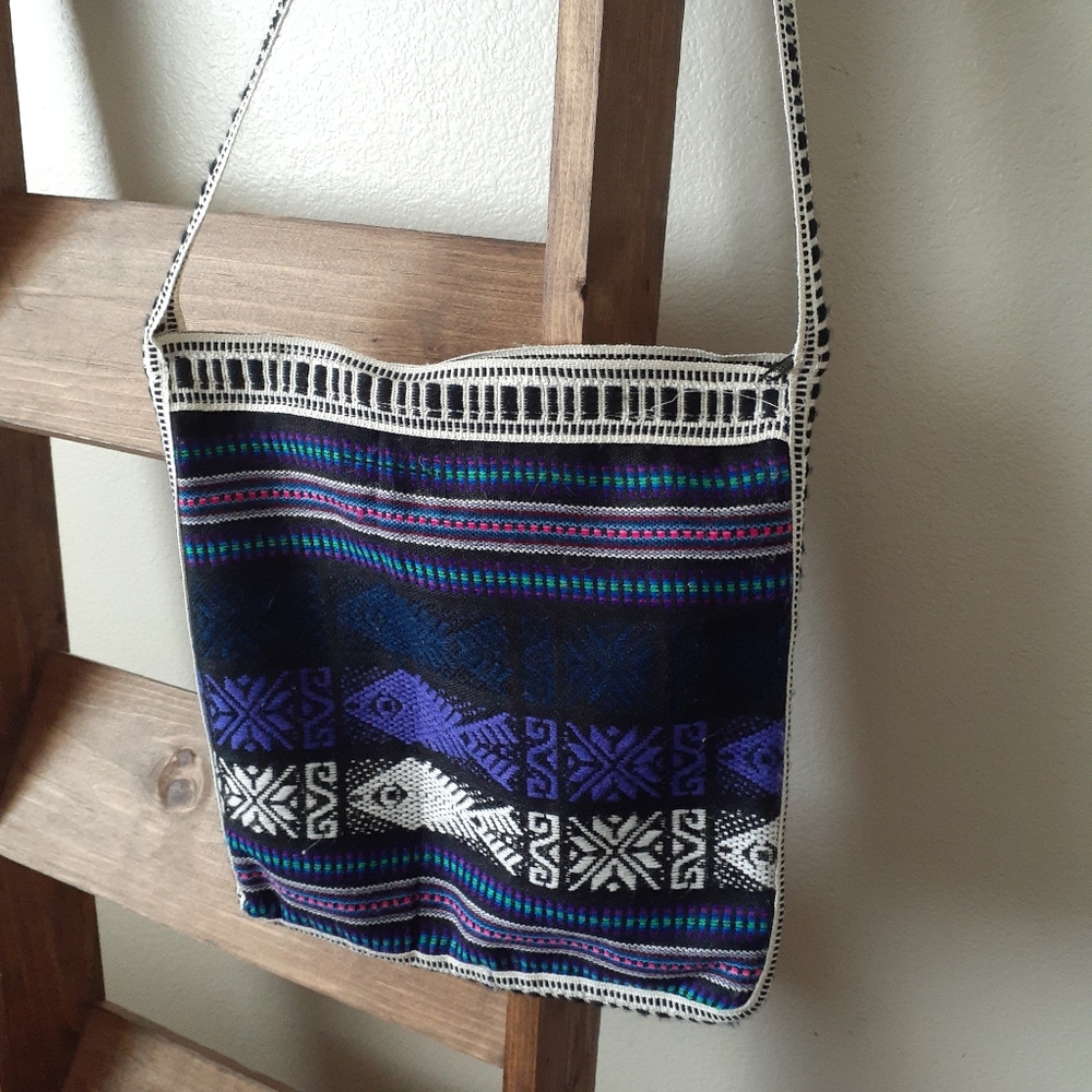 Super neat handmade/embroidered smaller crossbody